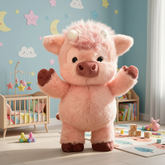 Miękka Pluszowa Zabawka🧸, Kreatywna Biegnąca Świnka 🐷 45 CM